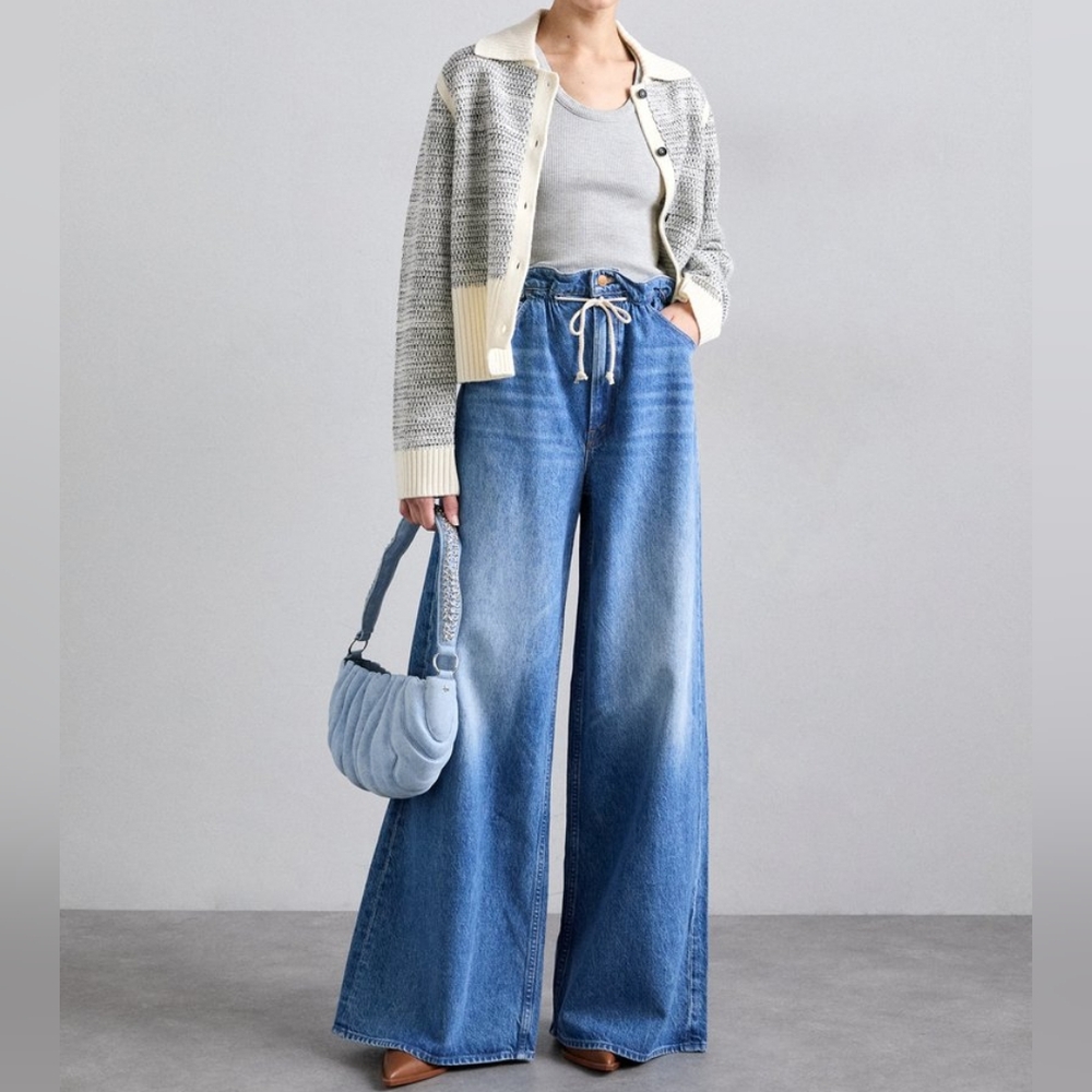Mother Denim SNACKS The Doggie Bag Heel Jeans in Dine N' Dash NWT
